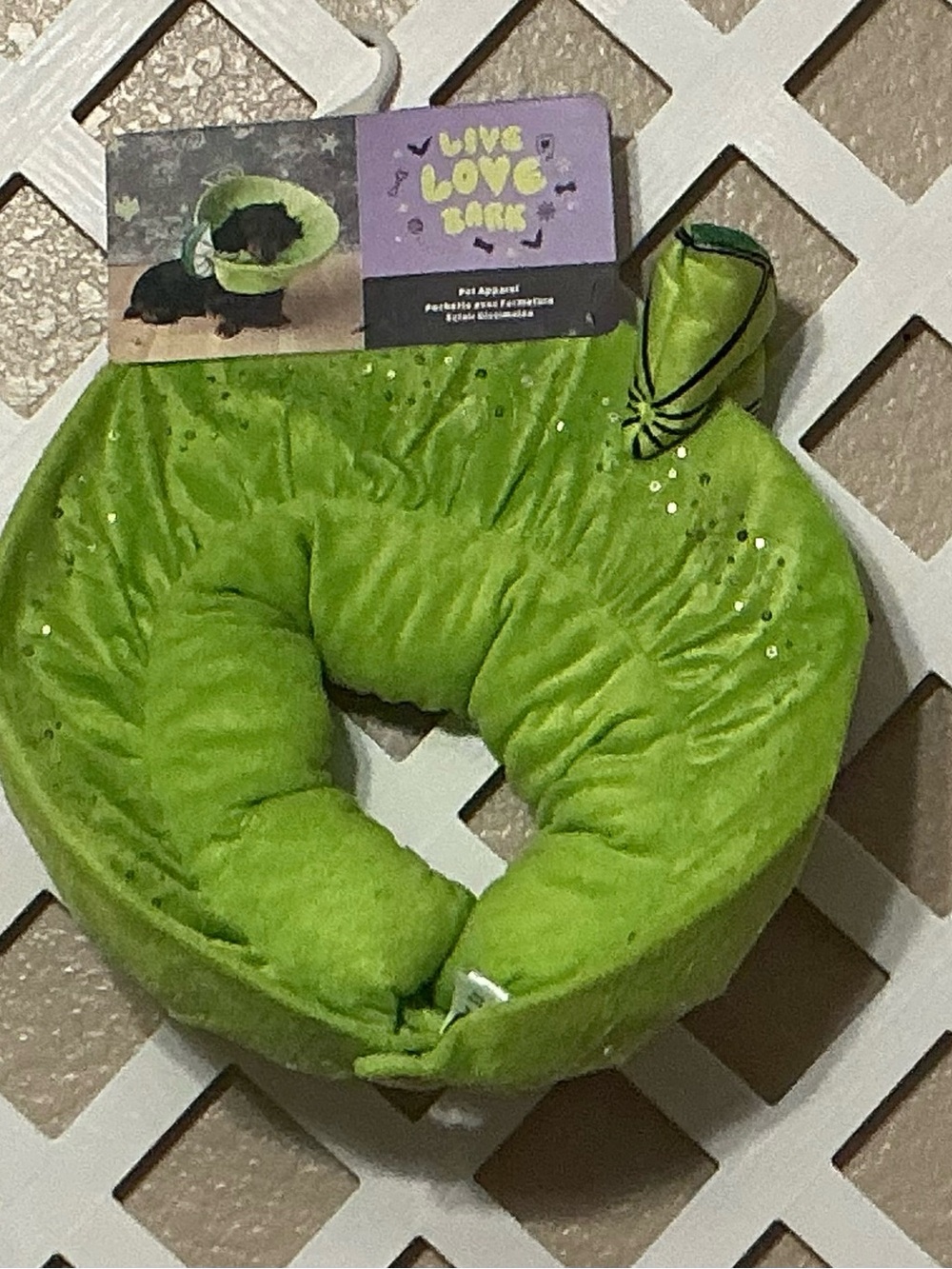 Margarita with Lime Slice Halloween Costume Dog Collar